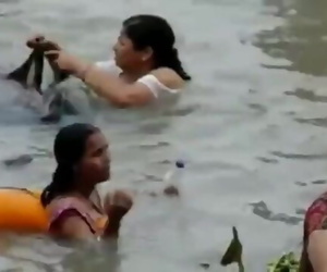 INDIAN - GANGA Bathing Caught 2