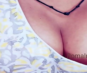 Hot desi sister show cleavage to..
